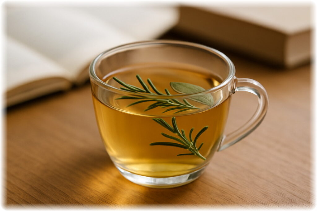 æšã®ããŒãã«ã«çœ®ãããéæã®ã¬ã©ã¹ã«ããã«ãã¬ãã·ã¥ããŒãºããªãŒãšã»ãŒãžãæµ®ãã¶ããŒããã£ãŒãèæ¯ã«ã¯ãŒããããæ¬ã眮ãããŠããåç