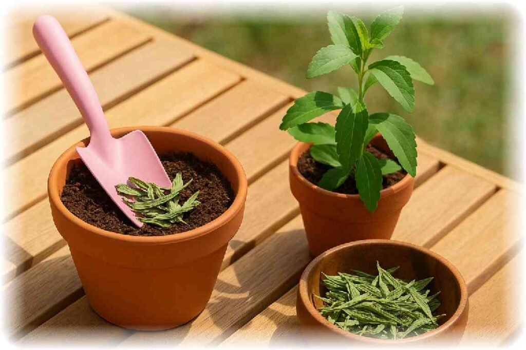 æããæ¥å·®ãã®ãã©ã³ãã®æšè£œããŒãã«ã®äžã«ãã¹ããã¢ã®é¢æ€ããšä¹Ÿç¥èãå°ããªãã³ã¯è²ã®ã·ã£ãã«ãæšã®ããŠã«ã䞊ã¶åçã