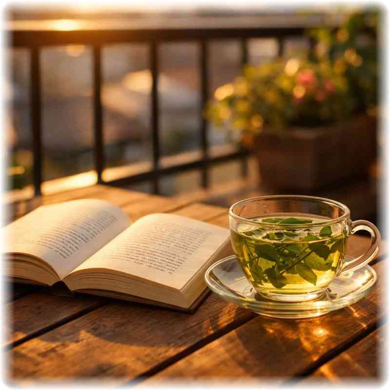 倿¹ã®æãããæ¥å·®ãã«ç
§ãããããã©ã³ãã®æšè£œããŒãã«ã®äžã«çœ®ãããæ¬ãšãããŒããã£ãŒã®ã«ãã